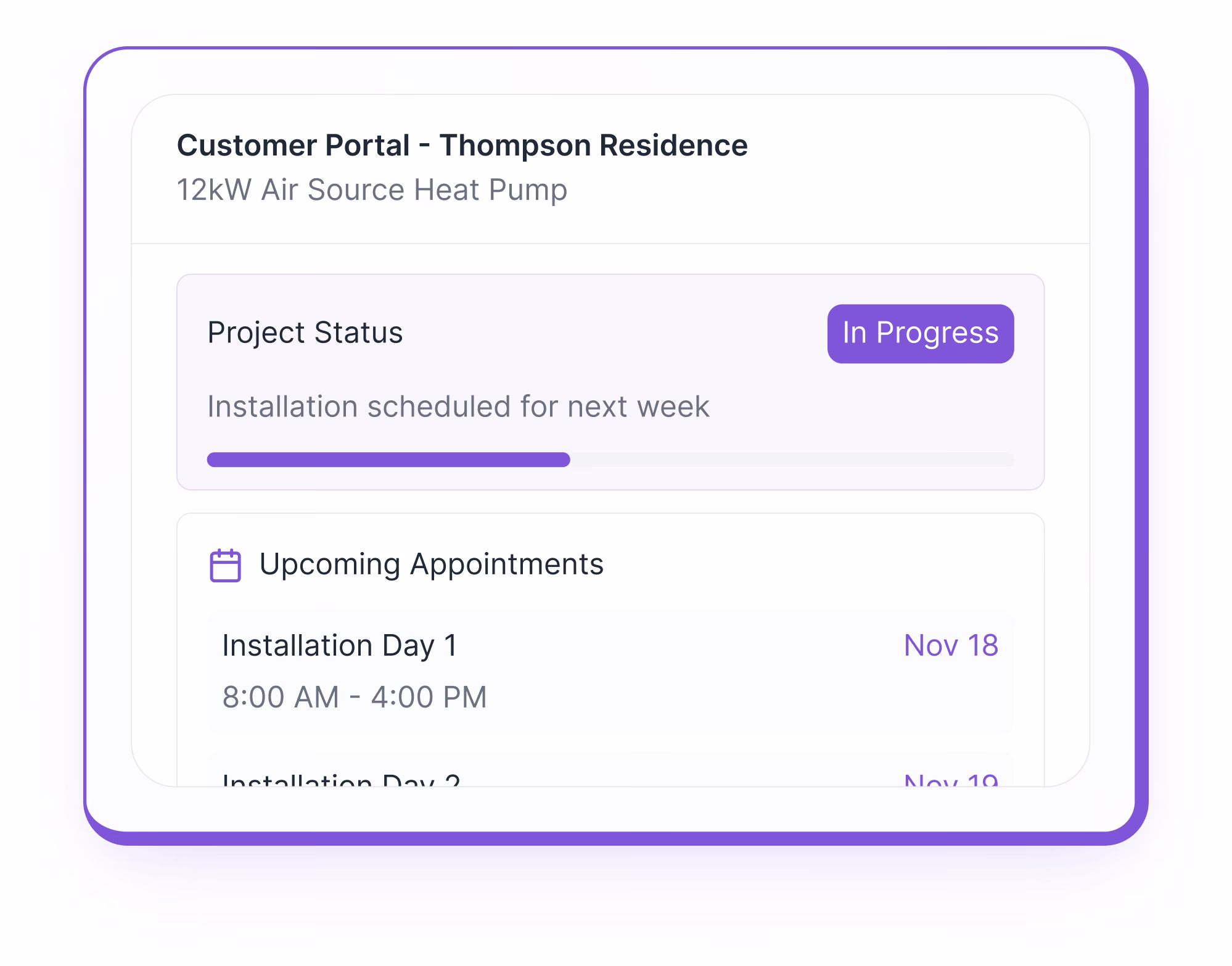 Heat pumps testimonials and call-to-action screenshot