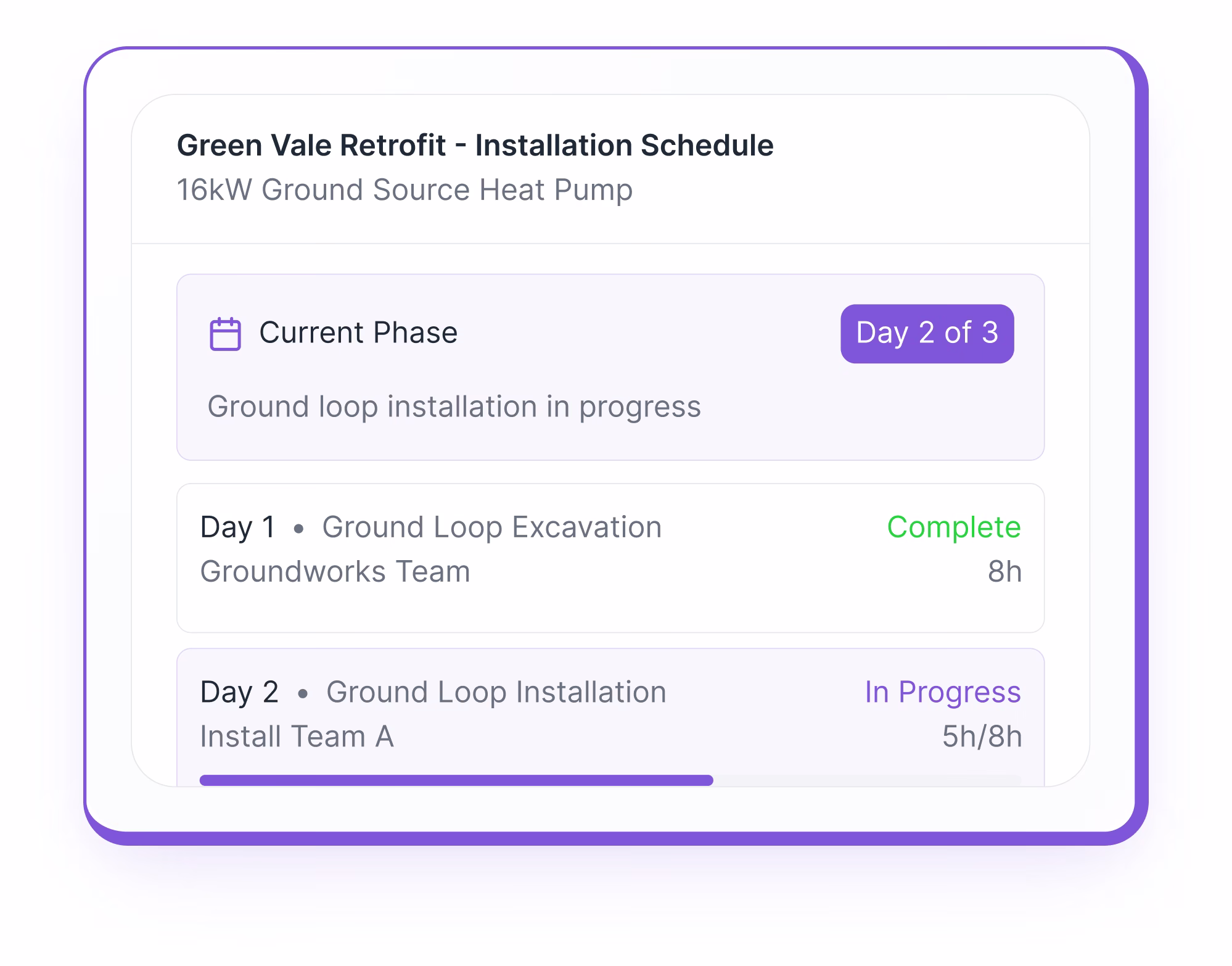 Heat pumps additional capabilities screenshot