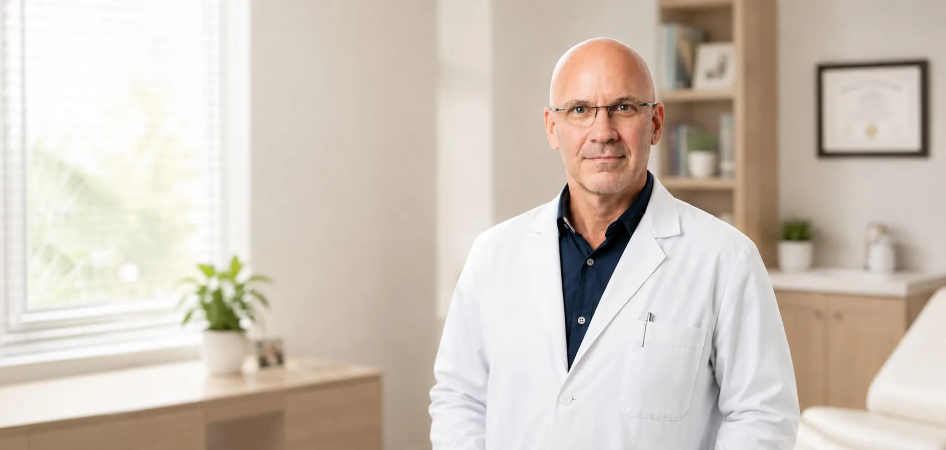 Dr. Jonathan Hodor, DO in his clinic