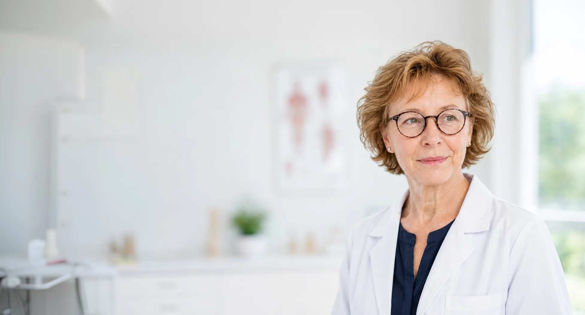 Dr. Julie Graves, MD in her clinic