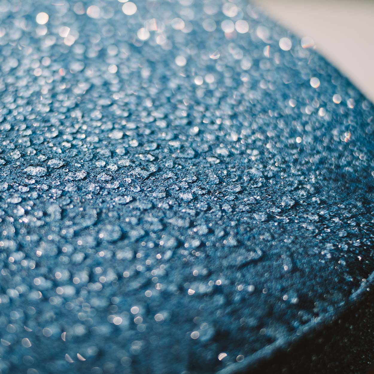 fabric with water droplets