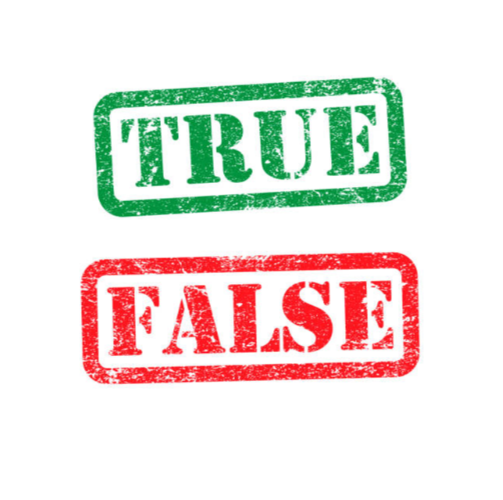 True or False 16