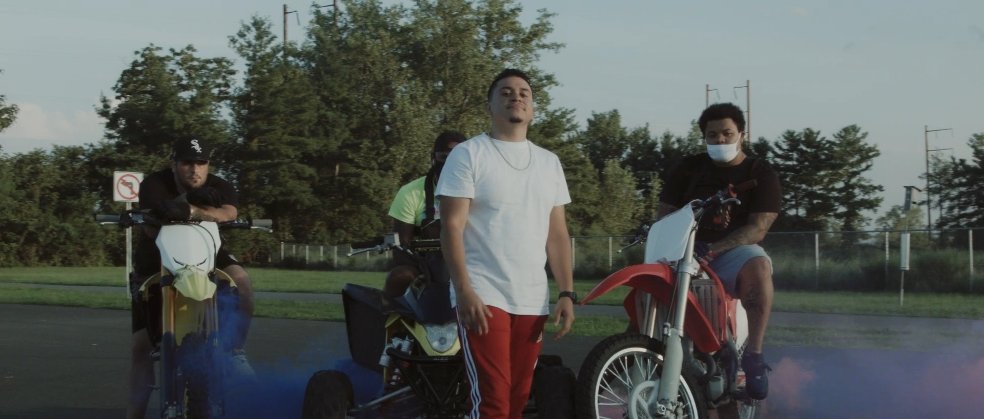 A still frame of "Run it up" music video by A-Ram ft Loso