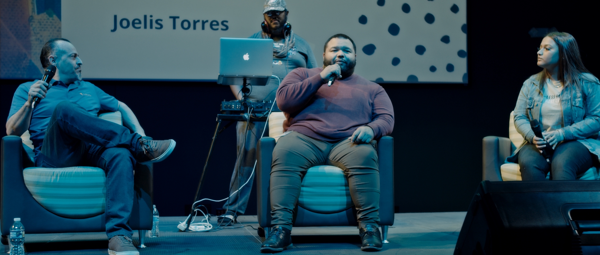 Panel discussion Rev. Ruben Ortiz and Josue Garcia at Esperanza USA event in Philadelphia