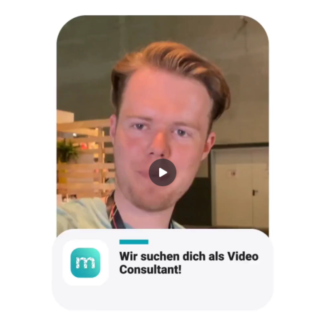 Job advertisements Video for Video Consultant (m/f/d/*)