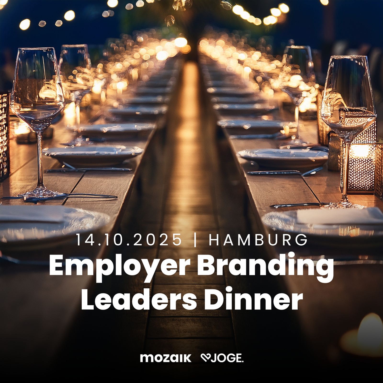 Exklusives Employer Branding Dinner in Hamburg mit Johanna Geisler