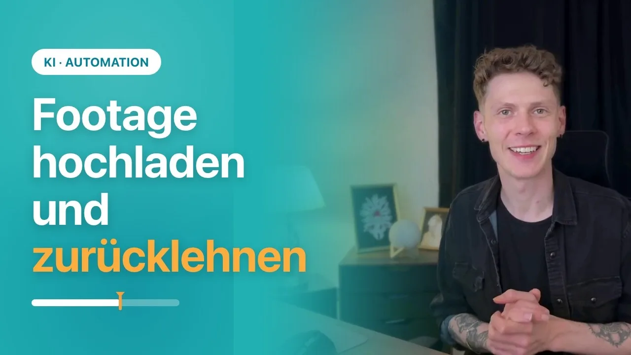 Footage to Project: Footage hochladen und zurücklehnen