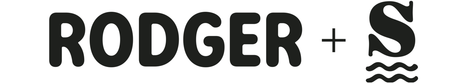 Rodger Black font family in use for Sonder.