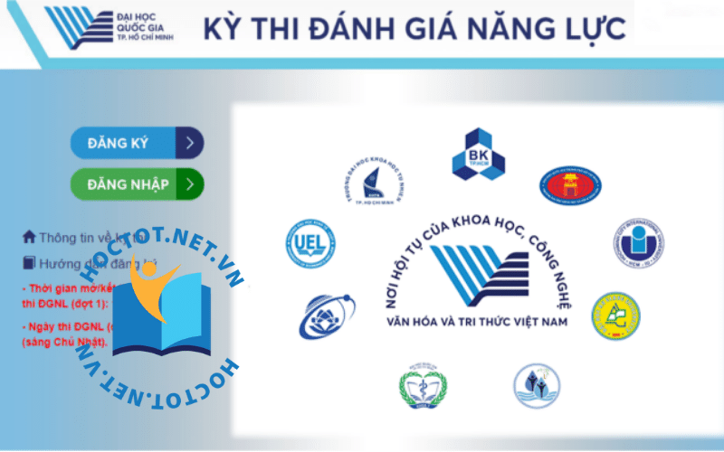 Đăng ký thi đánh giá năng lực đại học quốc gia TP.HCM