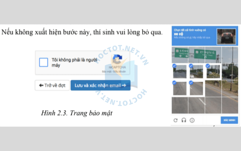 Xác minh danh tính nếu hệ thống yêu cầu