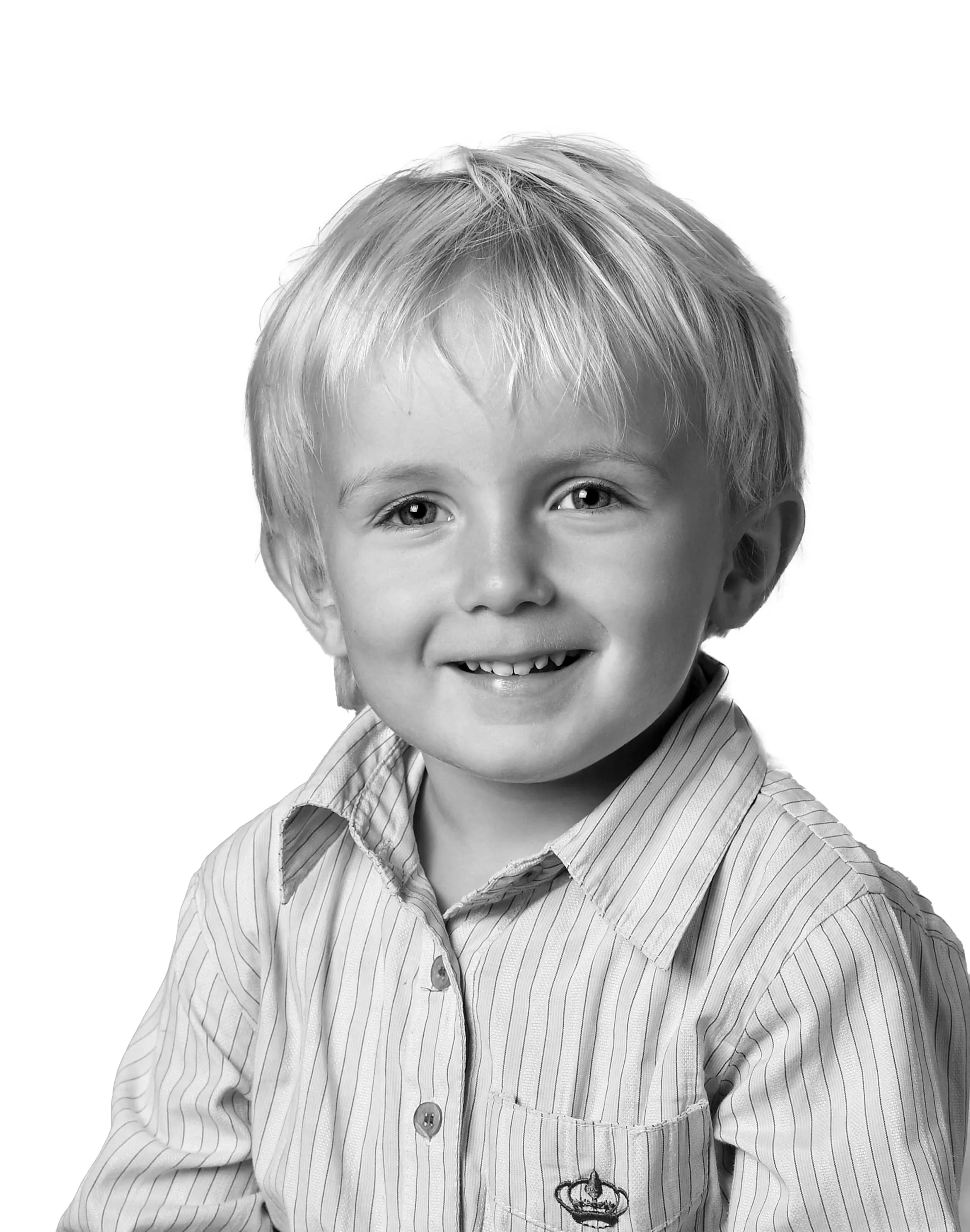 Børnehave foto, portræt af dreng