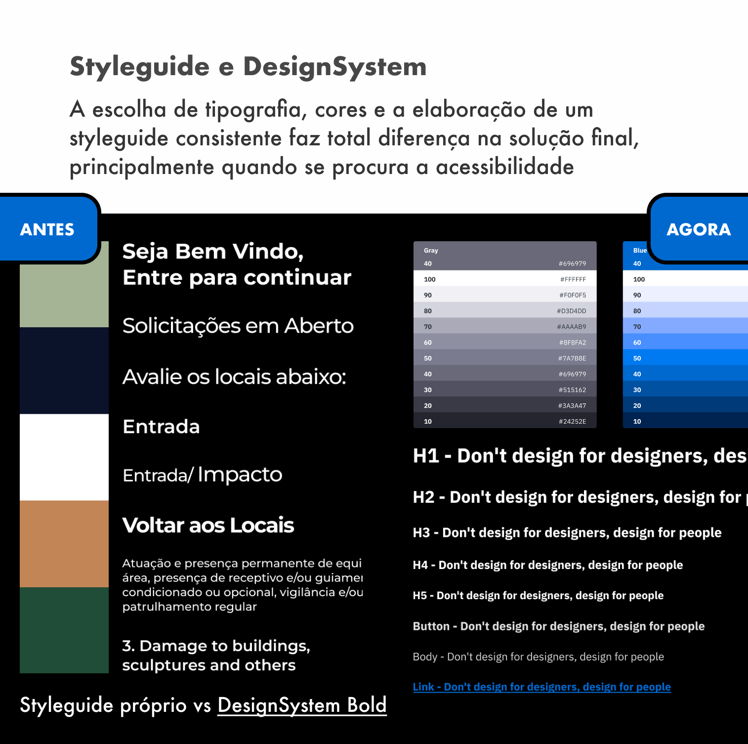 Painel web para gestores do Geopark Araripe — antes e depois