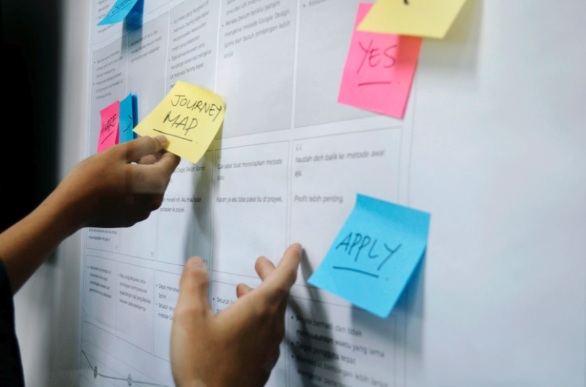 Design work process illustrative picture