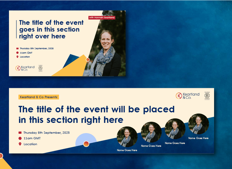 Event banner template designs 