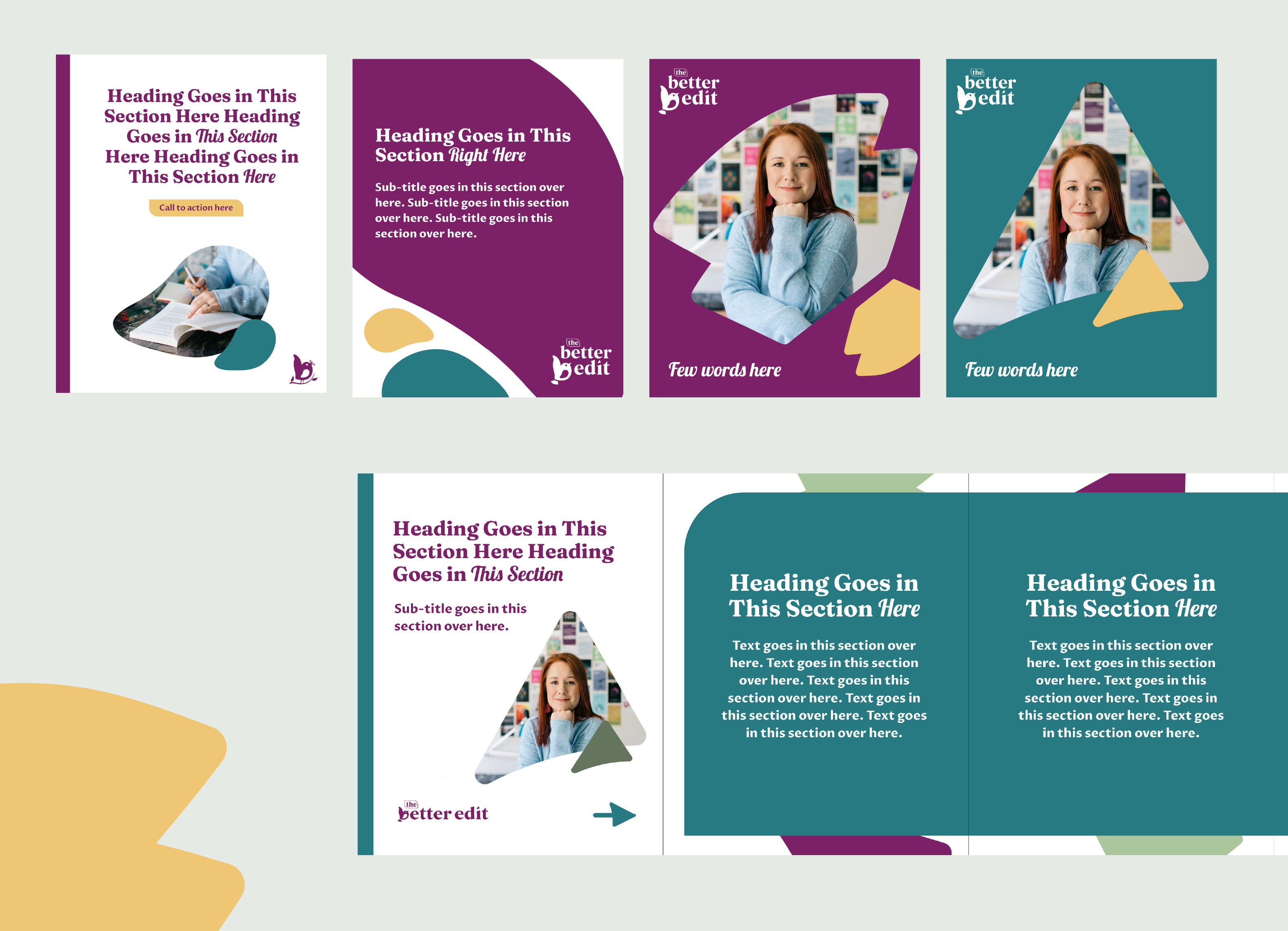 Editor visual identity design