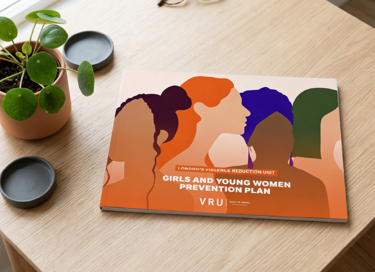 Illustrative report front cover design