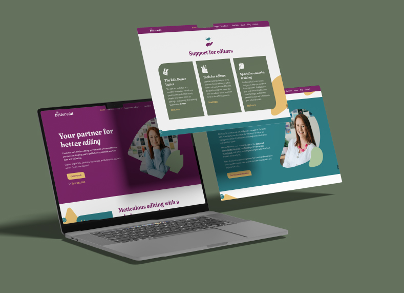 Editor website design