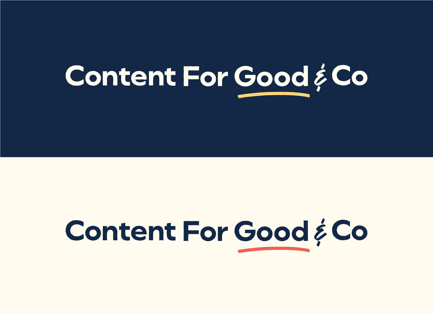 Content for Good & Co Logo Design
