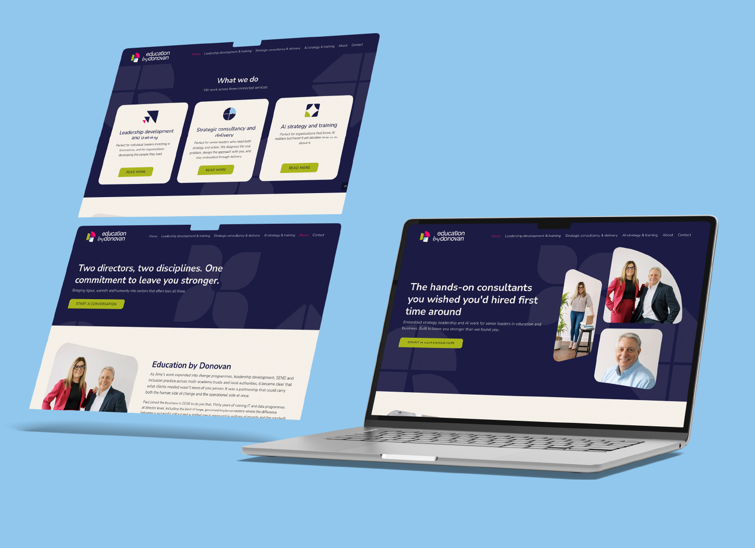 Education by Donovan Website Design