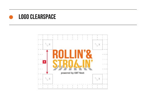 Logo clearspace specification diagram