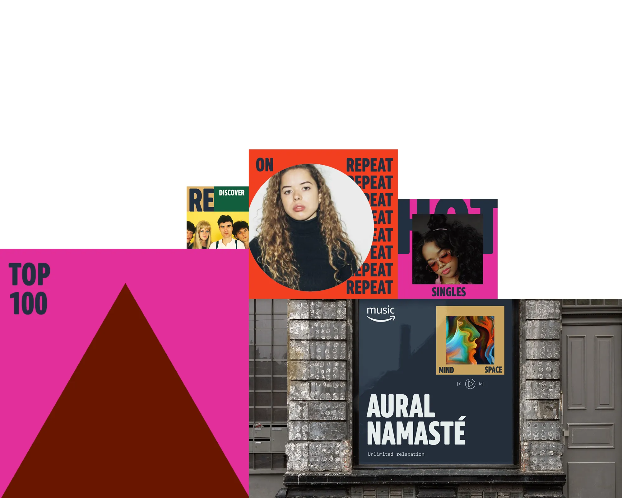 Playlist covers for Amazon Music