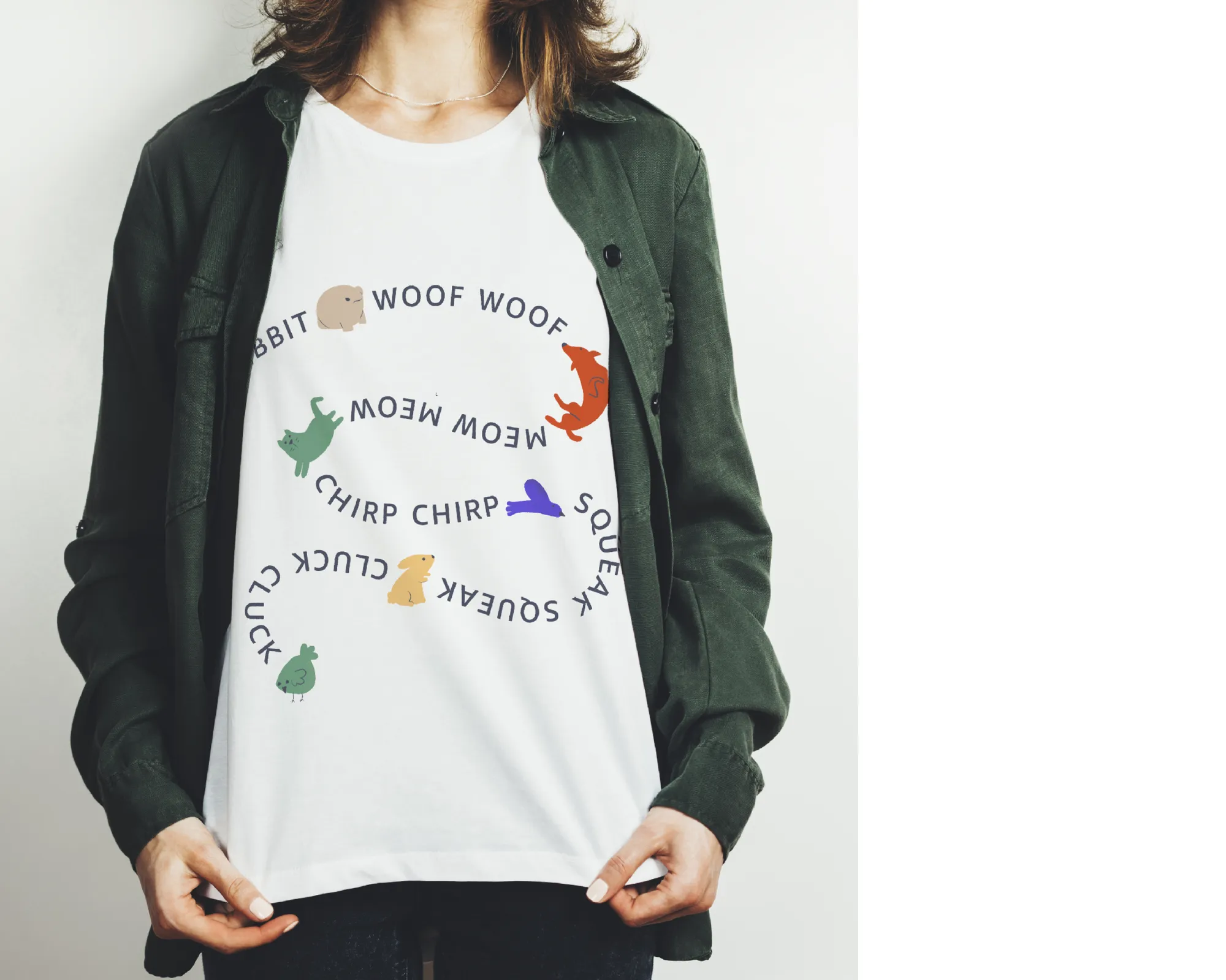 T-shirt design using Amazon Pets brand kit