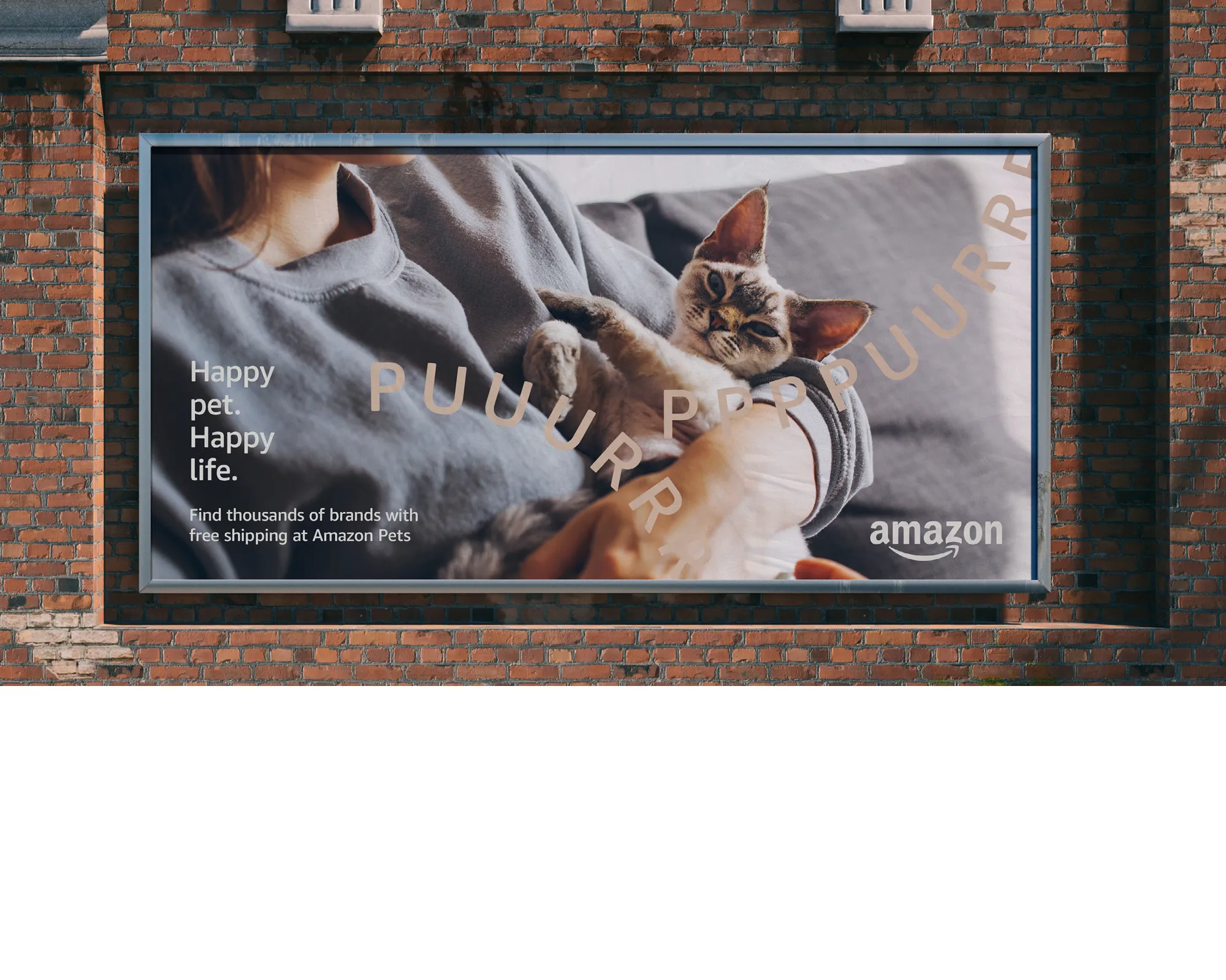 Outdoor billboard ad for Amazon Pets