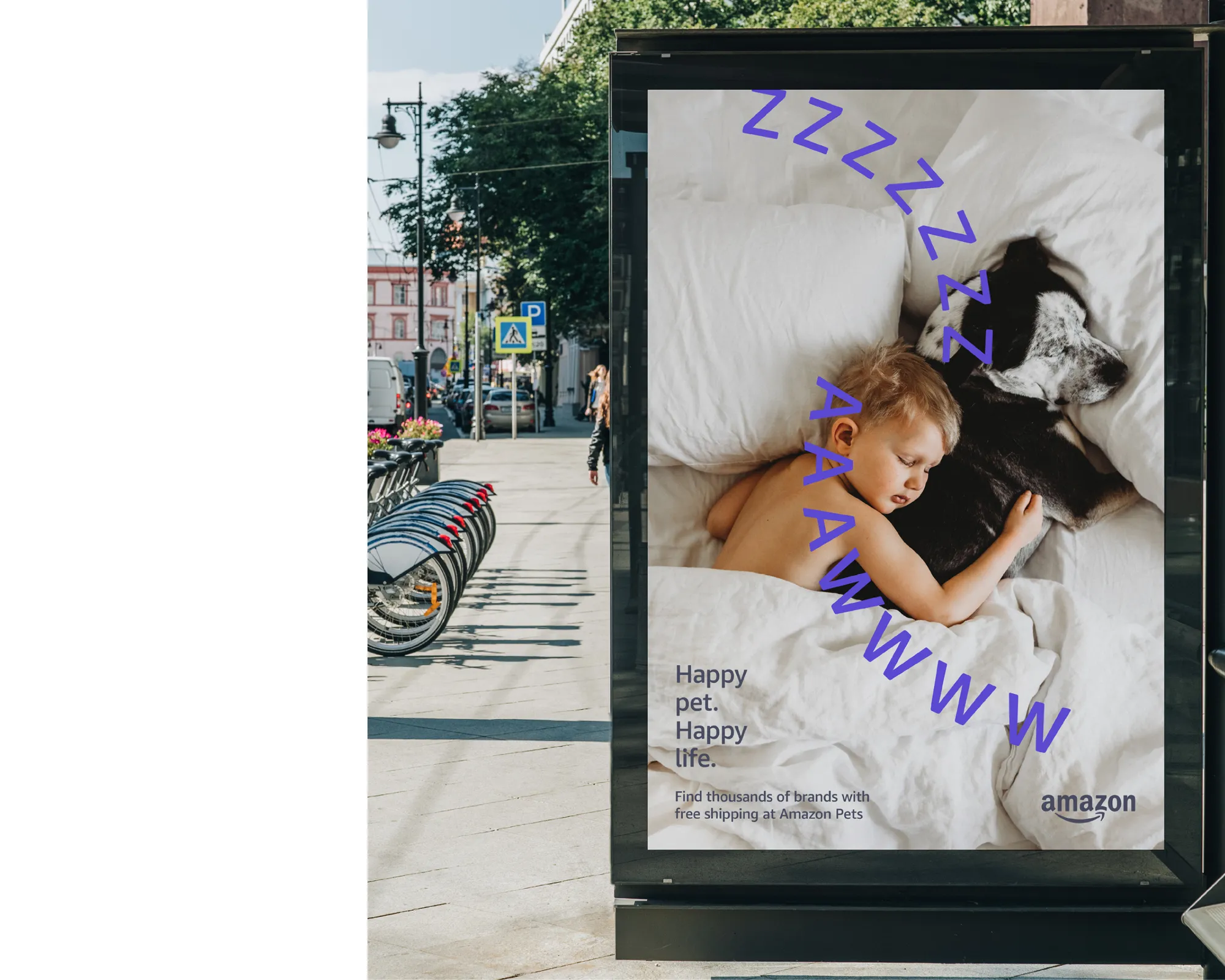 Outdoor ad for Amazon Pets