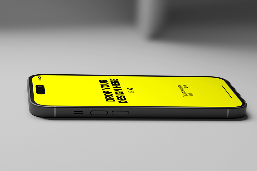 iPhone landscape animated mockup for After Effects, designed to present your mobile projects in widescreen. Perfect for showcasing apps, games, videos, or responsive websites in a clean, professional way.