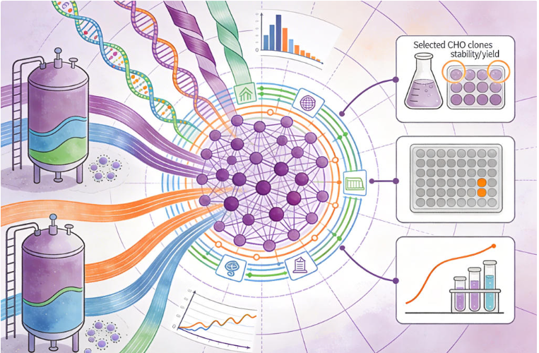 Accelerating CHO Cell Line Development: Polly Knowledge Graphs for Precision Engineering
