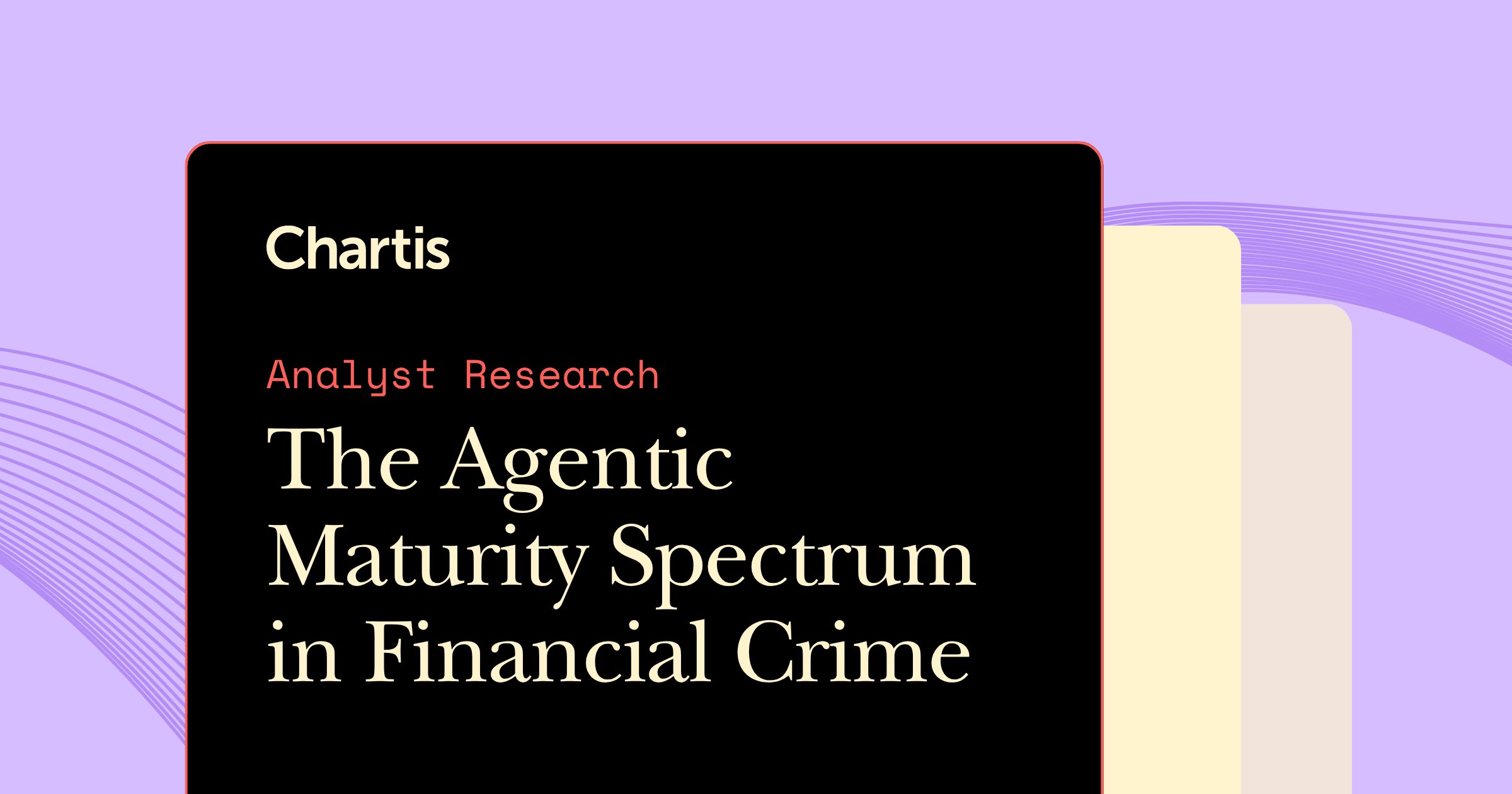 The Agentic Maturity Spectrum in Financial Crime