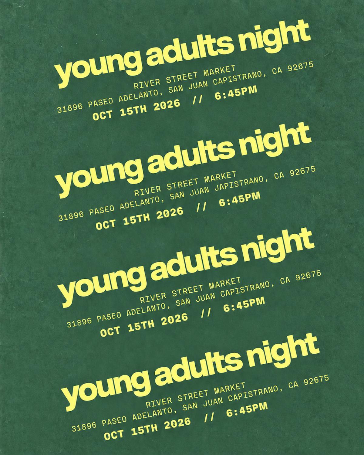 Young Adults Night