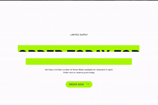 Text Reveal Scroll Animation