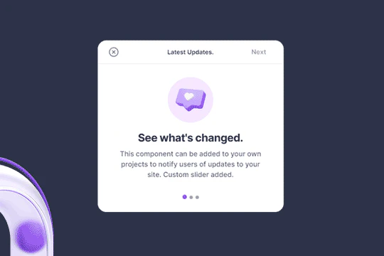 Clean Slider Modal