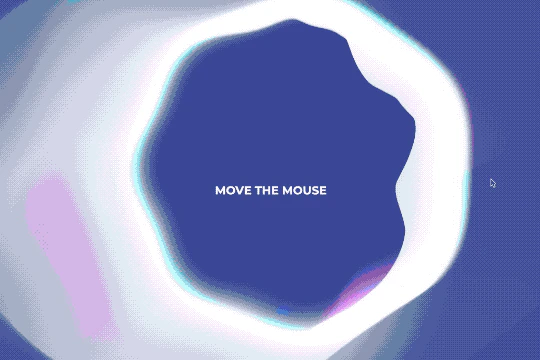 Interactive Halo Background Effect