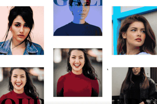 Reverse Scrolling Photo/Masonry Grid