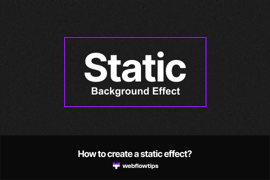 Static TV Background Effect 