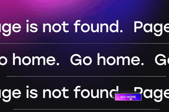 404 Page Design