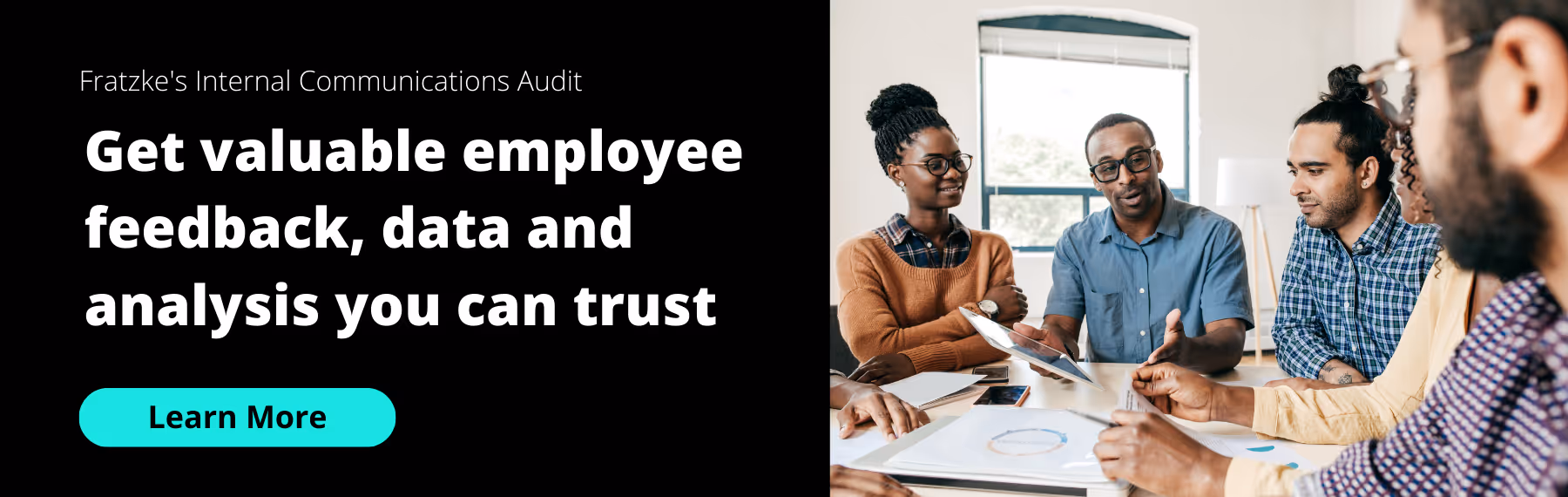 Fratzke's Internal Communications Audit - communications team working around a table