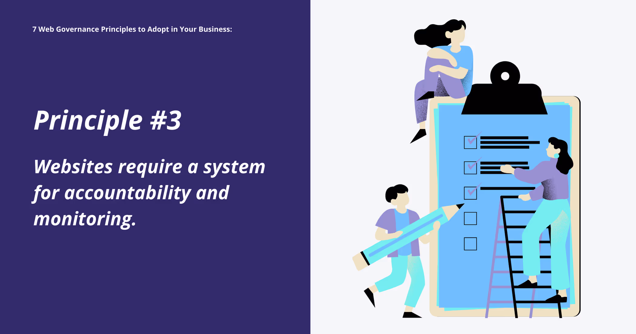 Principle #3: All Websites Require a System for Accountability and Monitoring