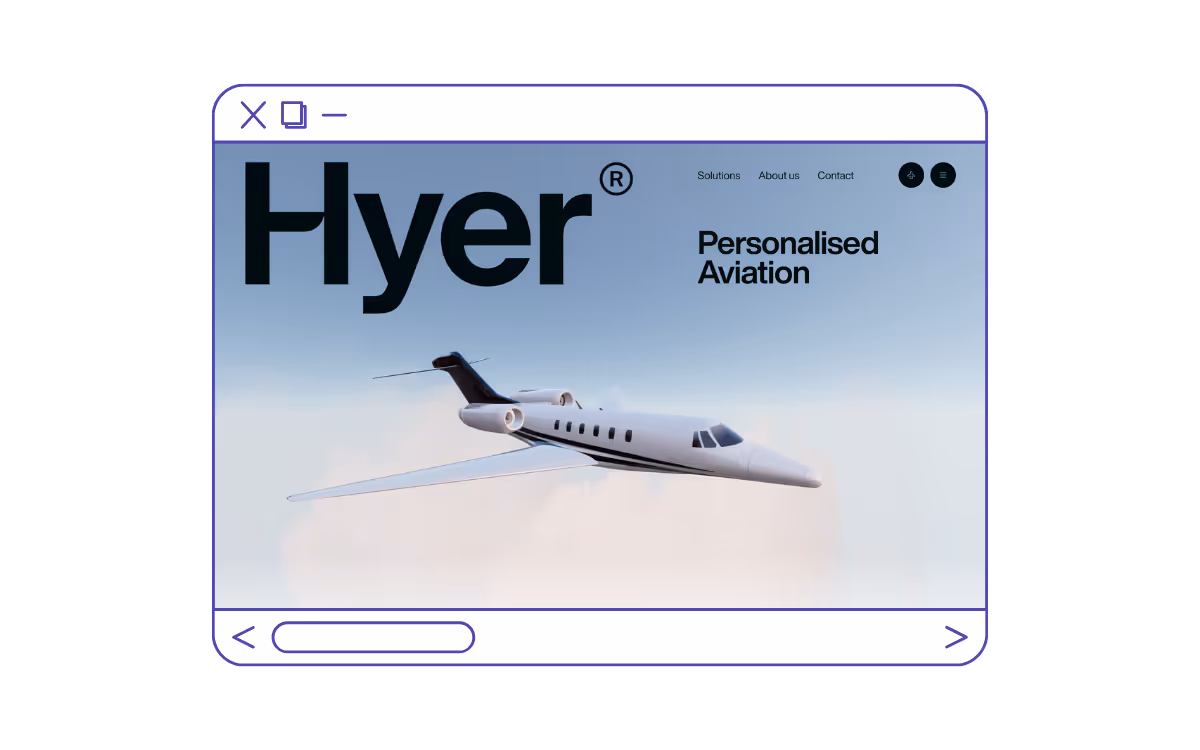 Hyer - Best Website Design Example