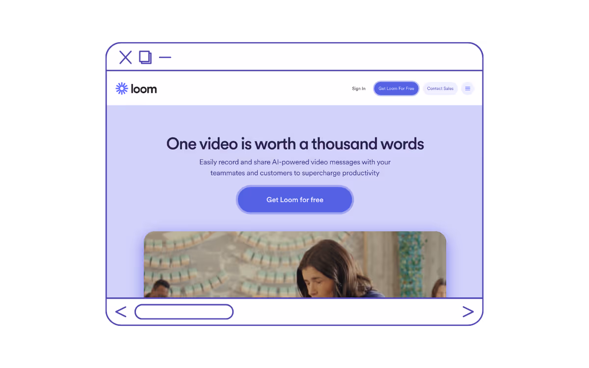 Loom - Best Website Design Example