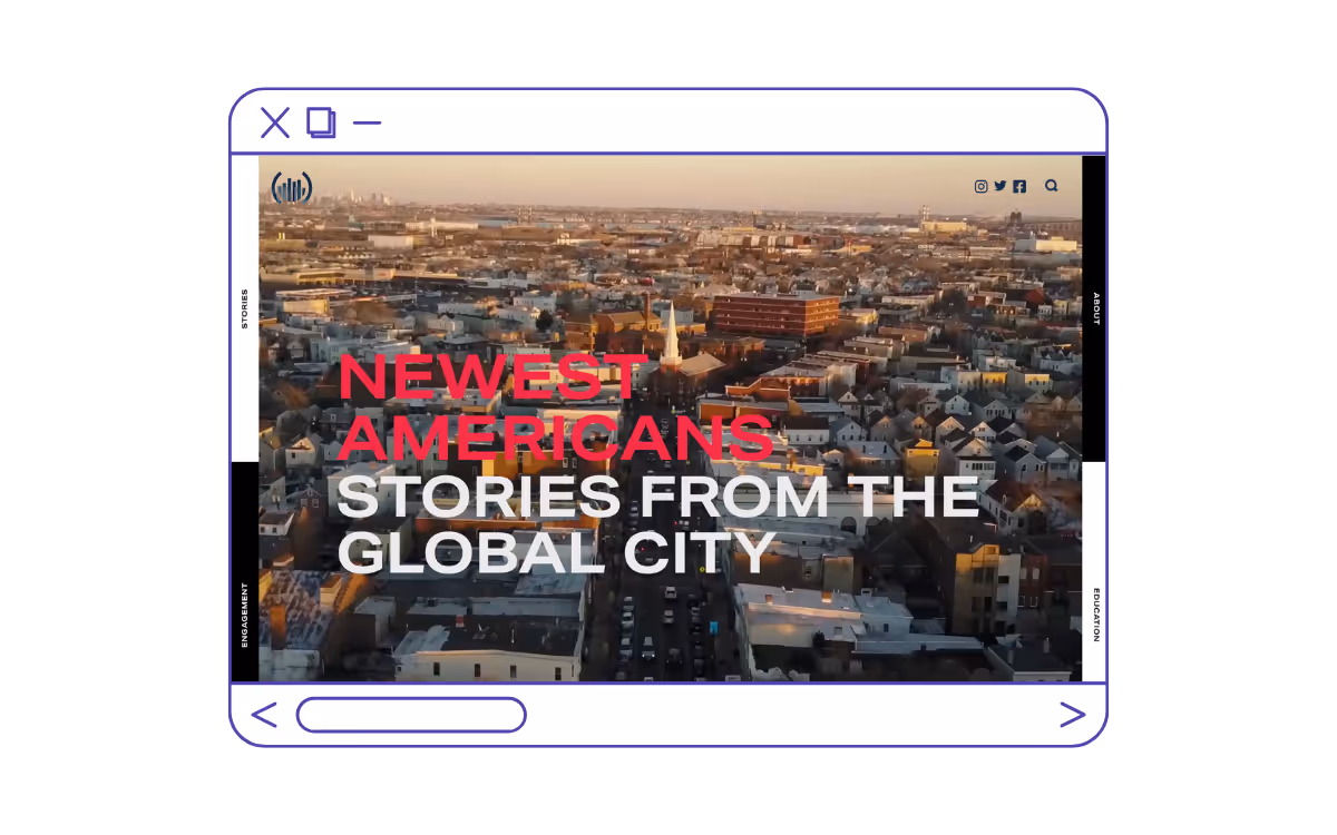 Newest Americans - Best Website Design Example
