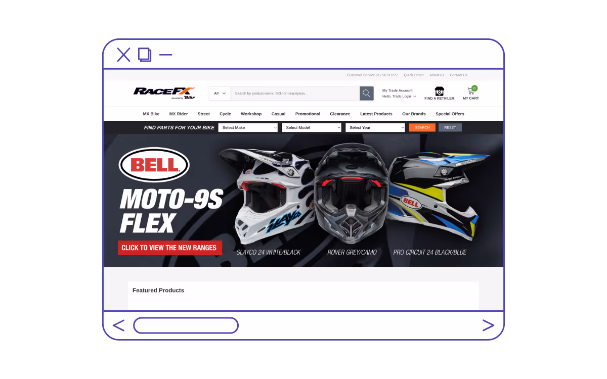 RACE FX - Best Website Design Example