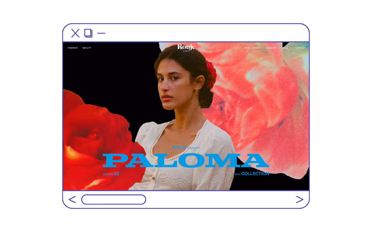 Rouje - Best Website Design Example