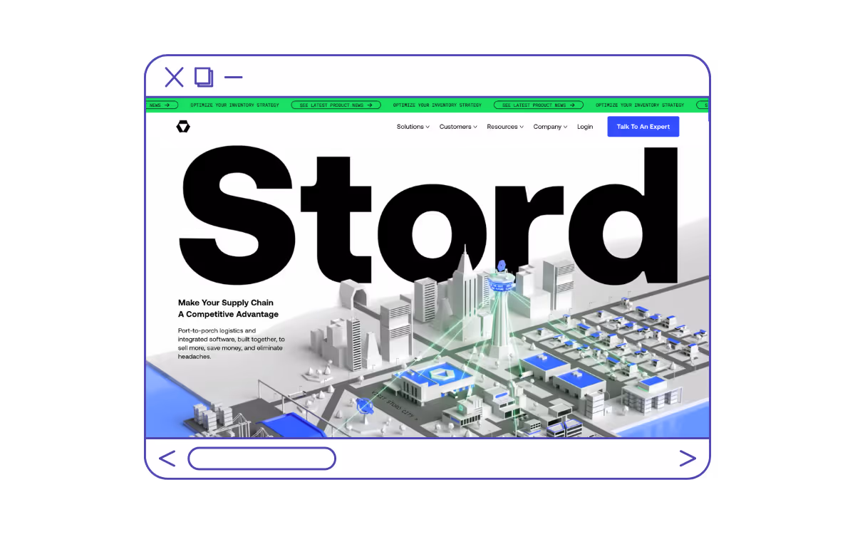 Stord - Best Website Design Example