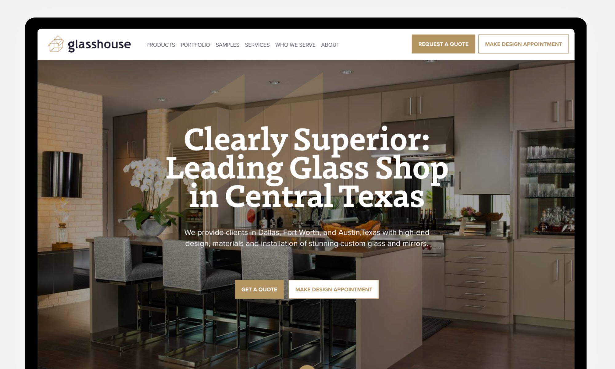 Glasshouse homepage