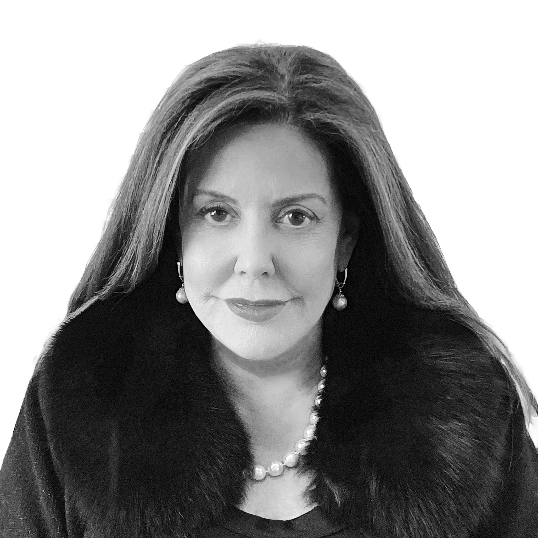 Rose Fass, the author of The Leadership Conversation book smiling in her fassforward consulting group office in Pelham, New York