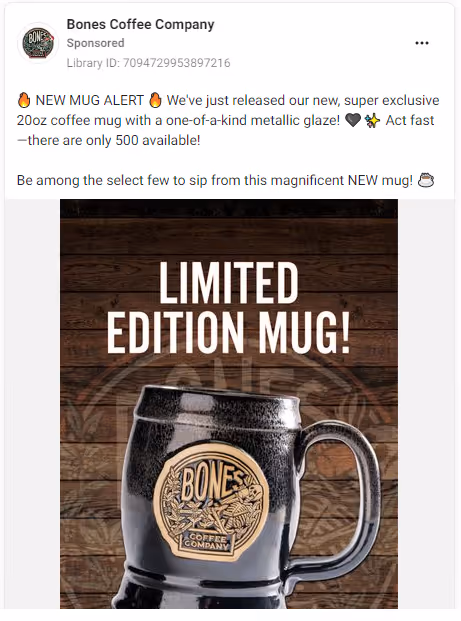 A mug with a logo on itDescription automatically generated