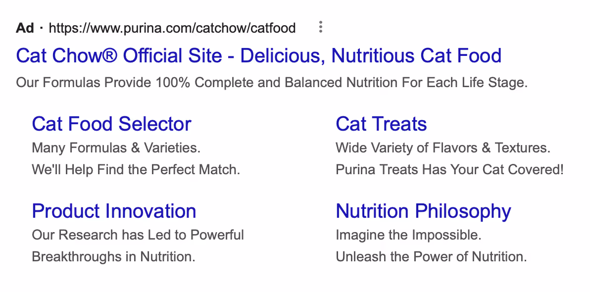 google paid results